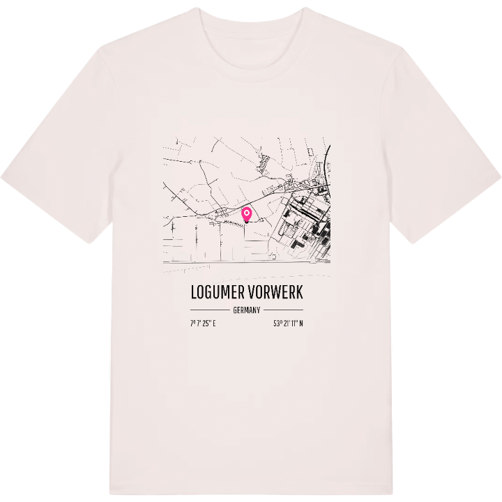 Logumer Vorwerk kort T-shirt – t-shirt fra PinShirt