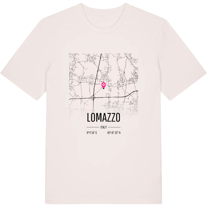 Lomazzo kort T-shirt – t-shirt fra PinShirt