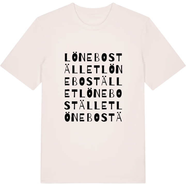 Lönebostället ordleg T-shirt – t-shirt fra PinShirt
