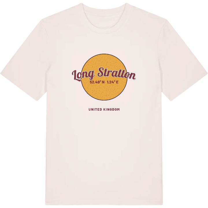 Long Stratton cirkel T-shirt – t-shirt fra PinShirt