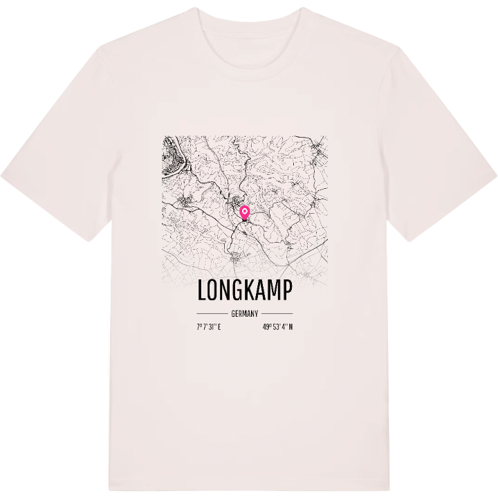 Longkamp kort T-shirt – t-shirt fra PinShirt