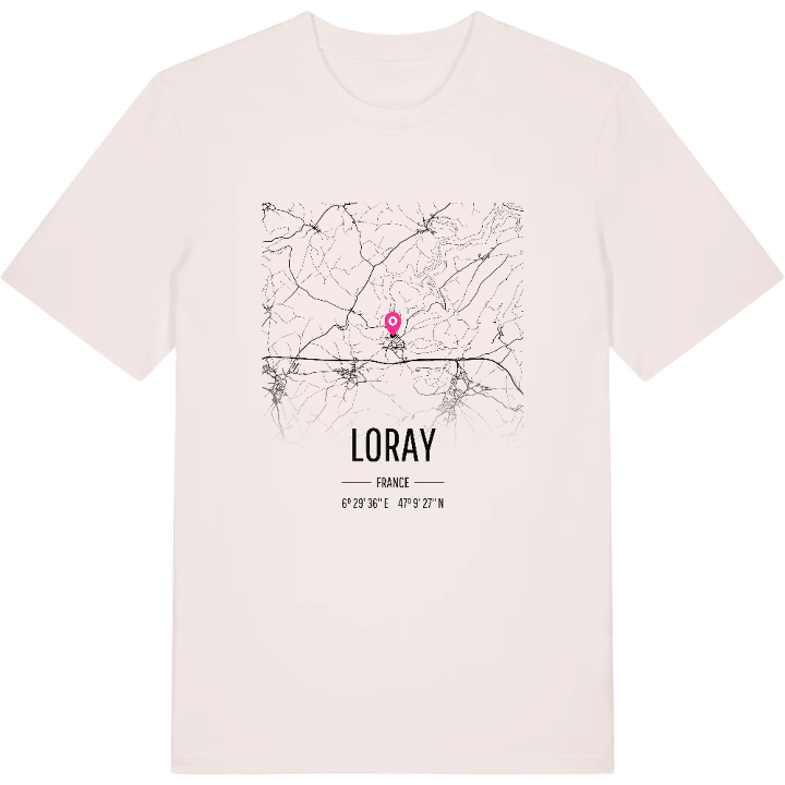 Loray kort T-shirt – t-shirt fra PinShirt