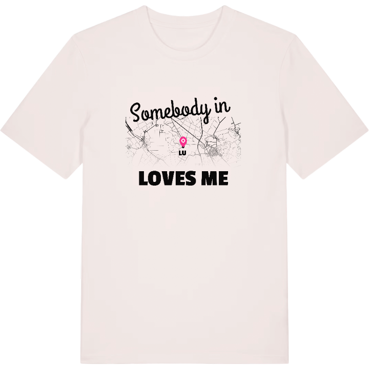 Nogen i Luč elsker mig T-shirt – t-shirt fra PinShirt
