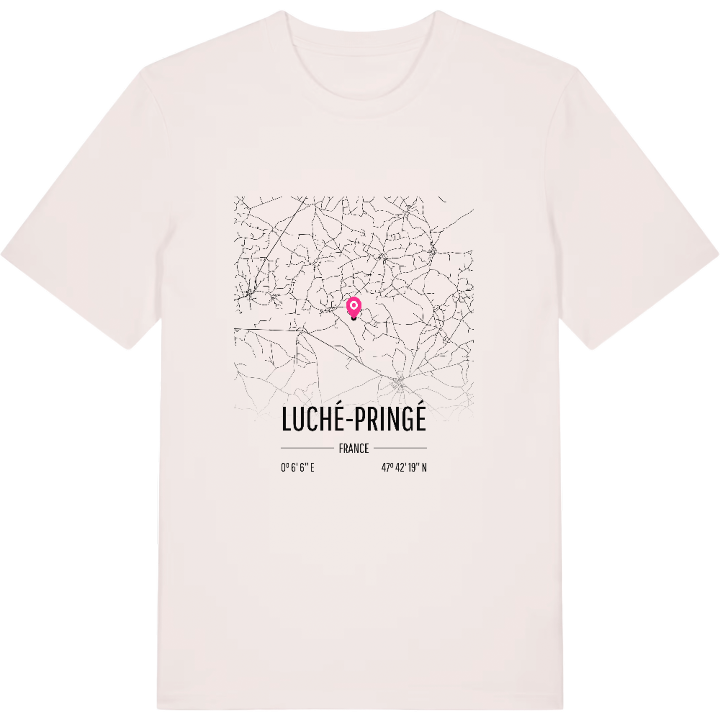 Luché-Pringé kort T-shirt – t-shirt fra PinShirt
