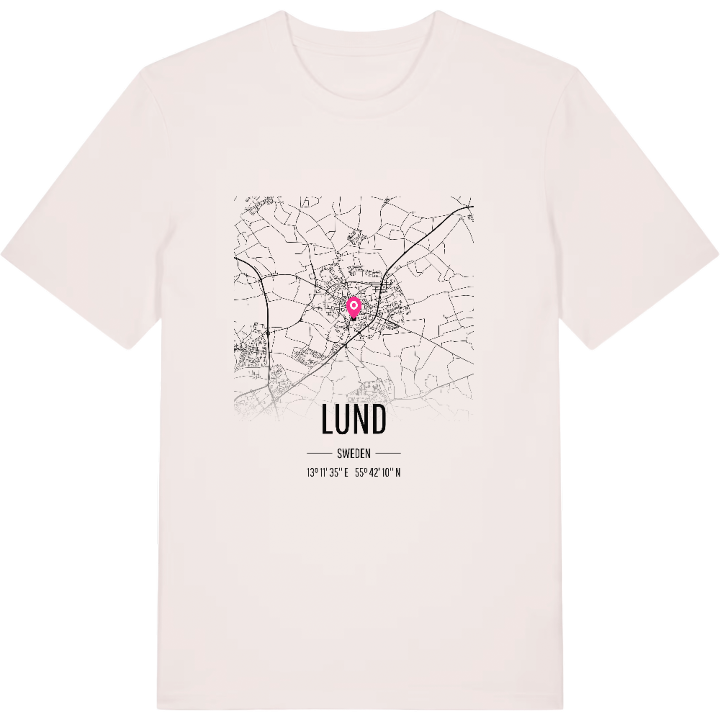 Lund kort T-shirt – t-shirt fra PinShirt