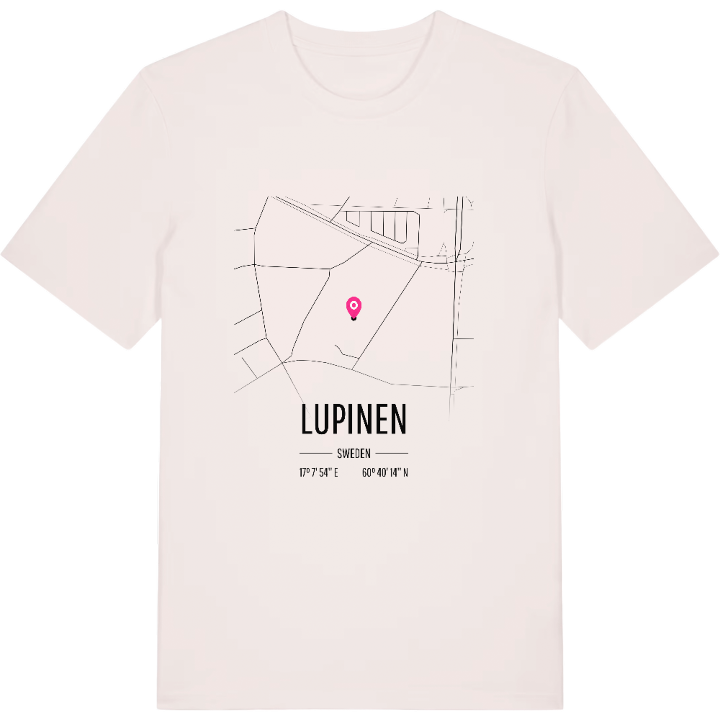 Lupinen kort T-shirt – t-shirt fra PinShirt