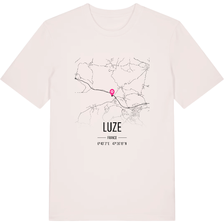 Luze kort T-shirt – t-shirt fra PinShirt