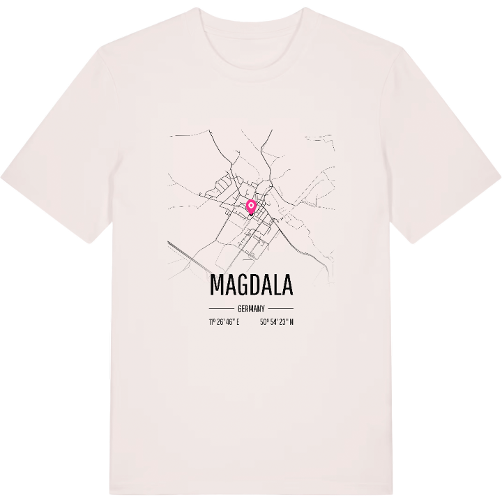 Magdala kort T-shirt – t-shirt fra PinShirt