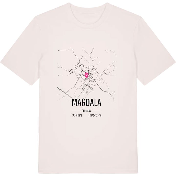 Magdala kort T-shirt – t-shirt fra PinShirt
