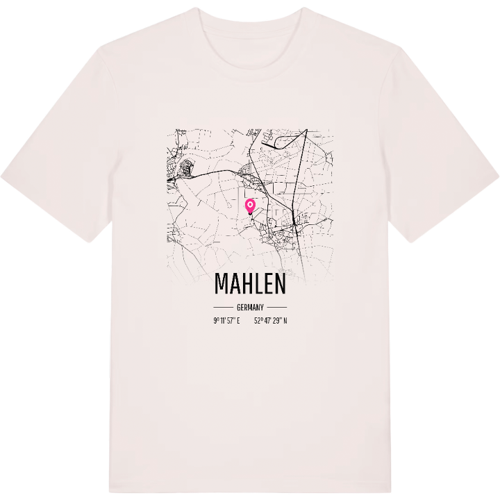 Mahlen kort T-shirt – t-shirt fra PinShirt