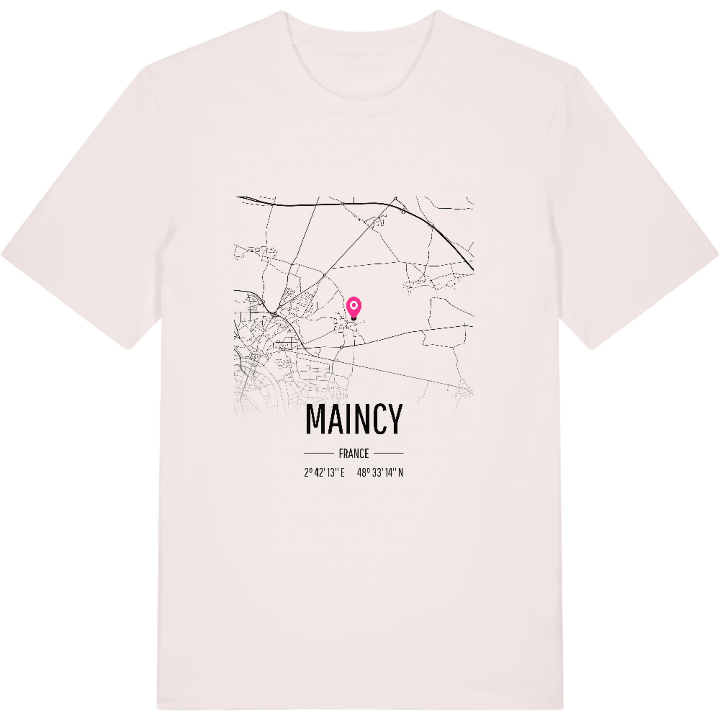 Maincy kort T-shirt – t-shirt fra PinShirt