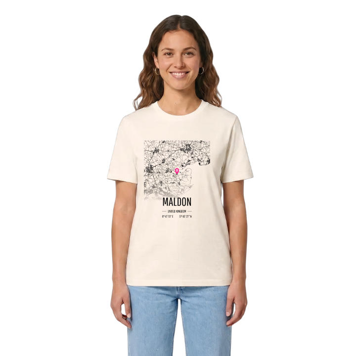 Maldon kort T-shirt – t-shirt fra PinShirt