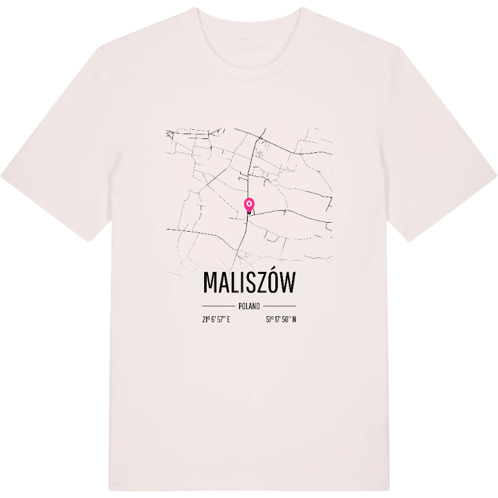 Maliszów kort T-shirt – t-shirt fra PinShirt