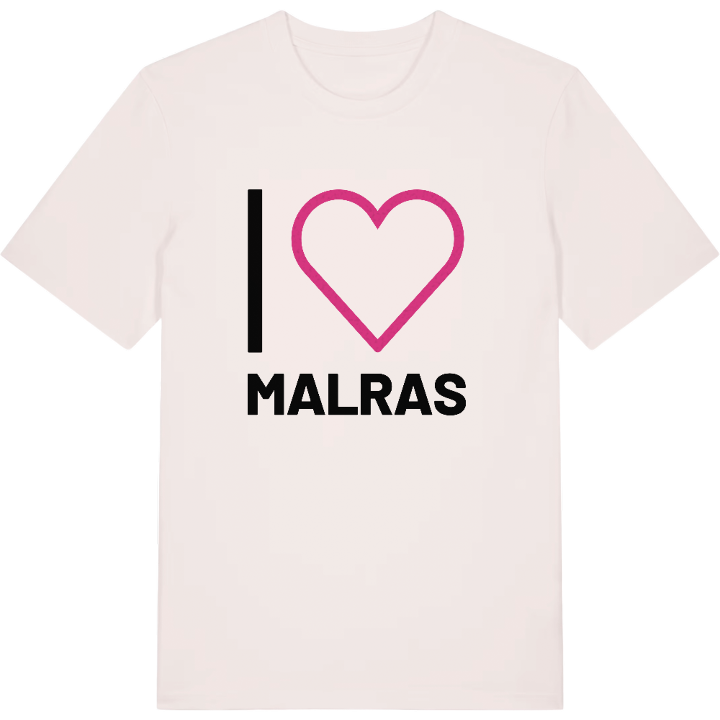 Jeg elsker Malras T-shirt stort tryk – t-shirt fra PinShirt