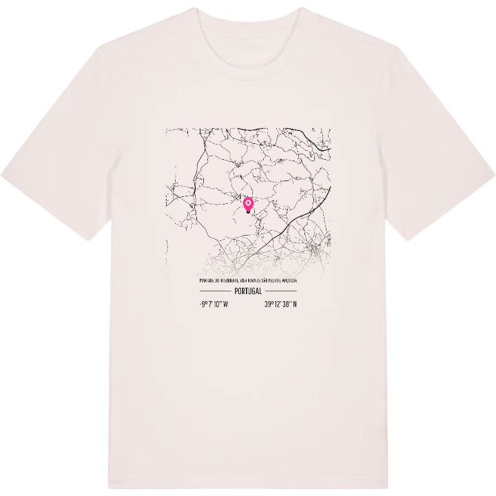 Manique do Intendente, Vila Nova de São Pedro e Maçussa kort t-shirt – t-shirt fra PinShirt