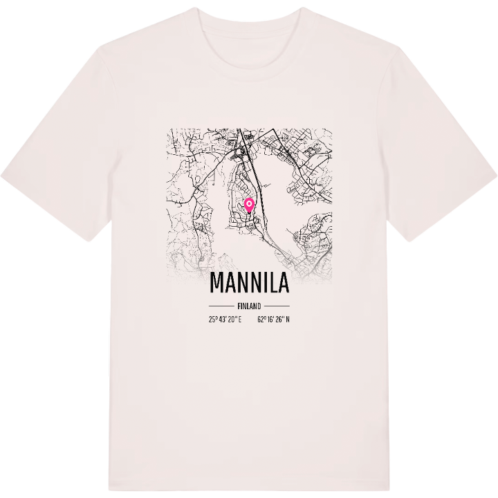 Mannila kort T-shirt – t-shirt fra PinShirt