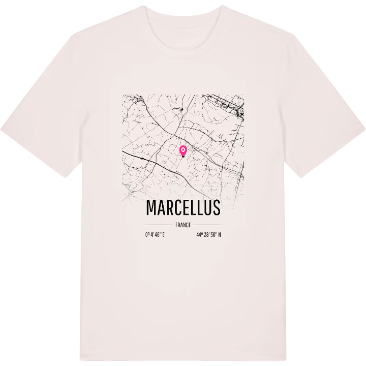 Marcellus kort T-shirt – t-shirt fra PinShirt