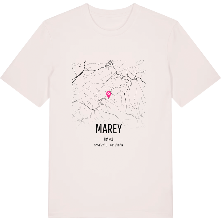 Marey kort T-shirt – t-shirt fra PinShirt