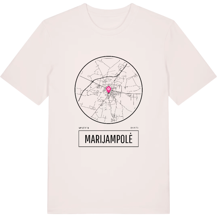 Marijampolė T-shirt – t-shirt fra PinShirt