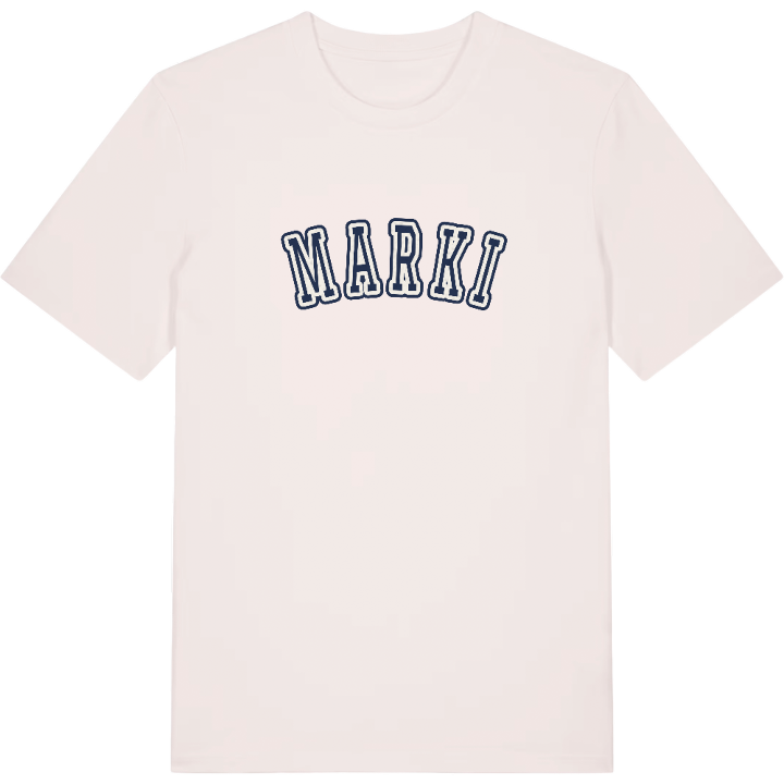 Marki college T-shirt – t-shirt fra PinShirt