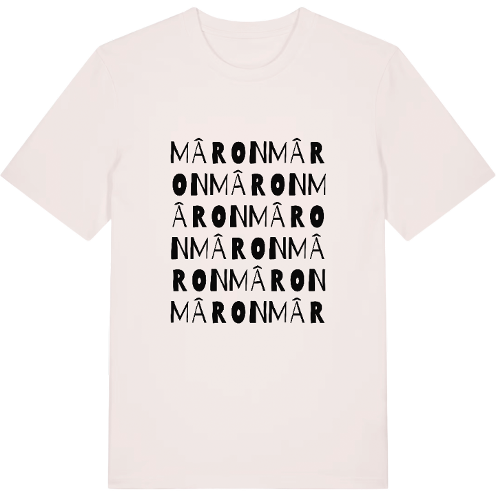 Mâron ordleg T-shirt – t-shirt fra PinShirt