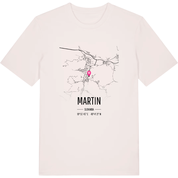 Martin kort T-shirt – t-shirt fra PinShirt