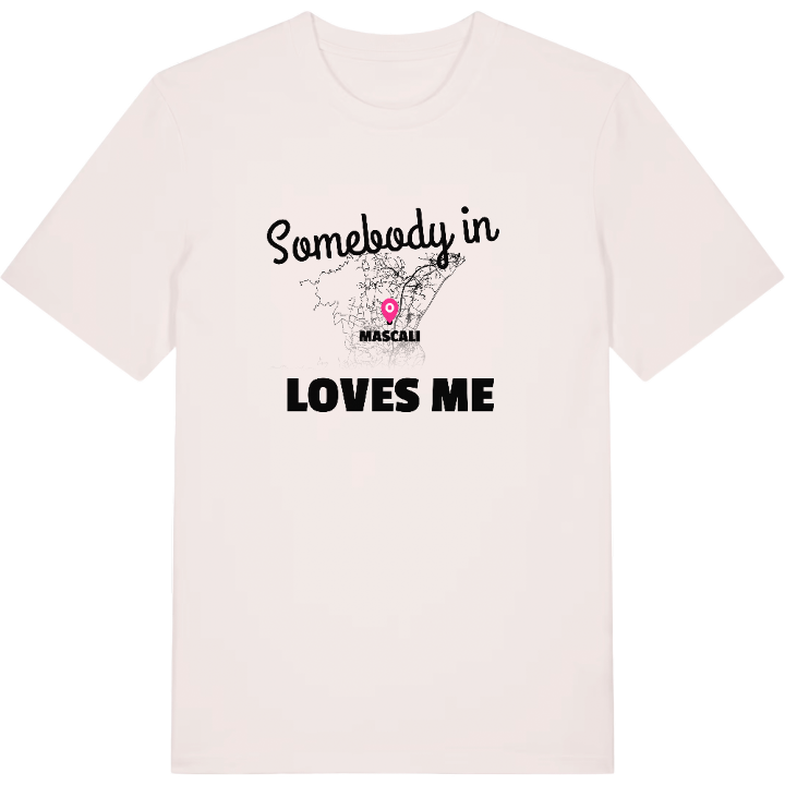 Nogen i Mascali elsker mig T-shirt – t-shirt fra PinShirt