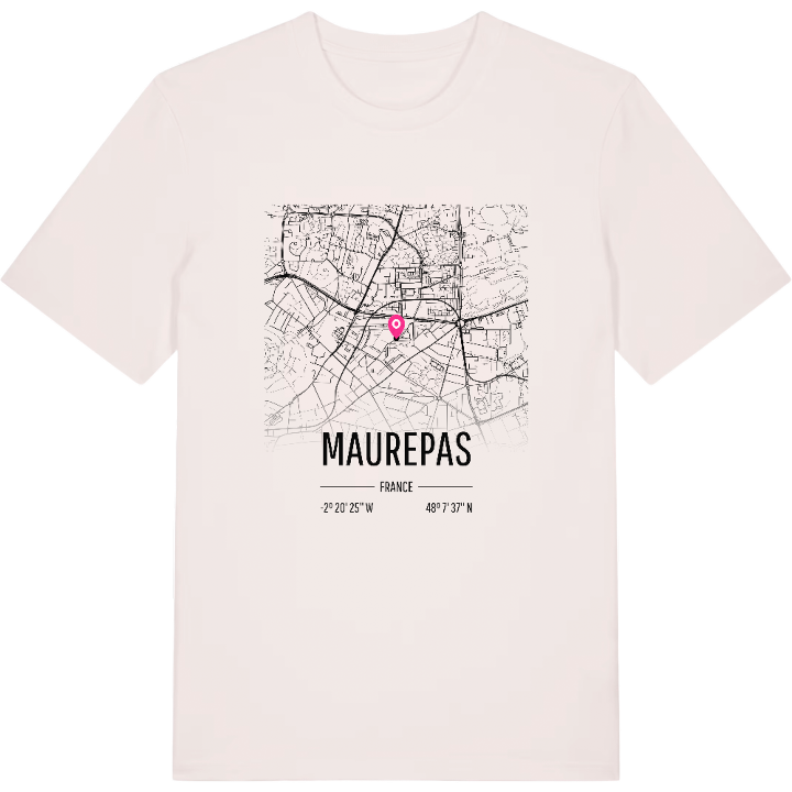 Maurepas kort T-shirt – t-shirt fra PinShirt
