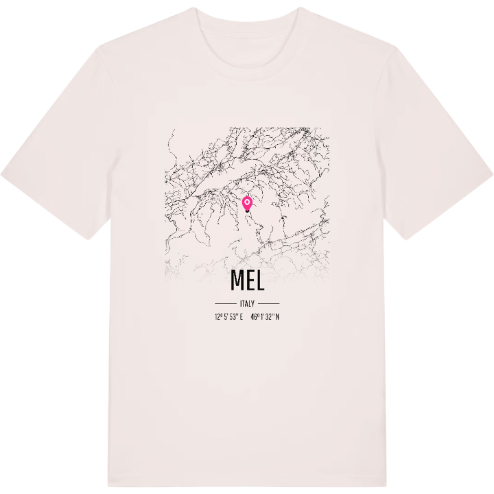 Mel kort T-shirt – t-shirt fra PinShirt