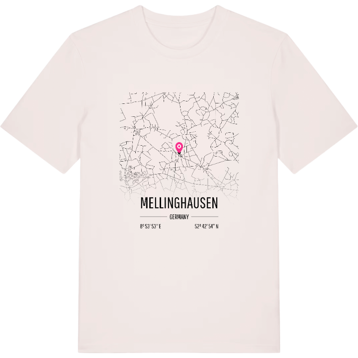 Mellinghausen kort T-shirt – t-shirt fra PinShirt