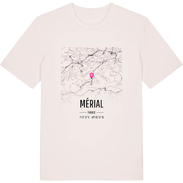 Mérial kort T-shirt – t-shirt fra PinShirt