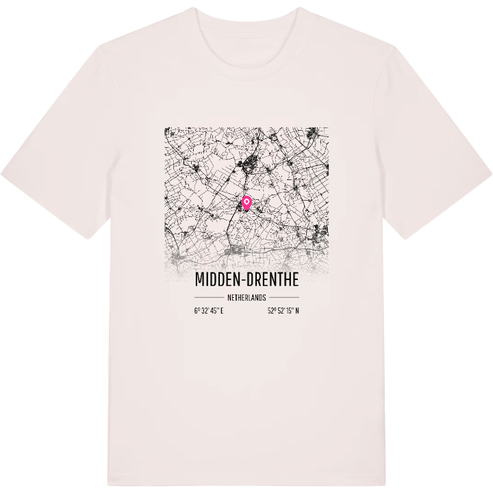 Midden-Drenthe kort T-shirt – t-shirt fra PinShirt