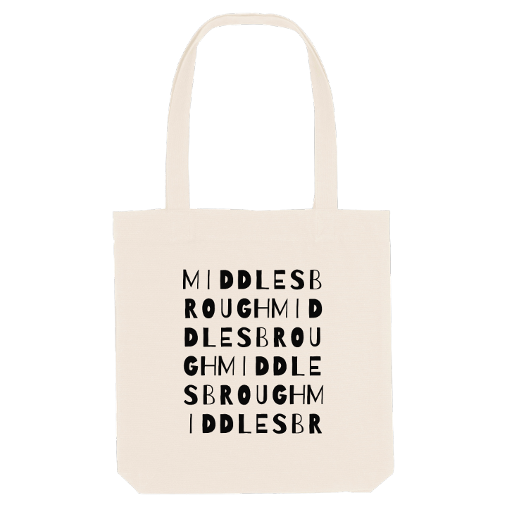 Middlesbrough ordleg mulepose – mulepose fra PinShirt