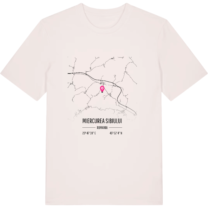 Miercurea Sibiului kort T-shirt – t-shirt fra PinShirt