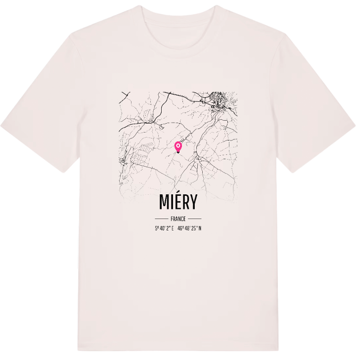 Miéry kort T-shirt – t-shirt fra PinShirt