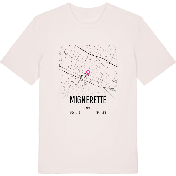 Mignerette kort T-shirt – t-shirt fra PinShirt