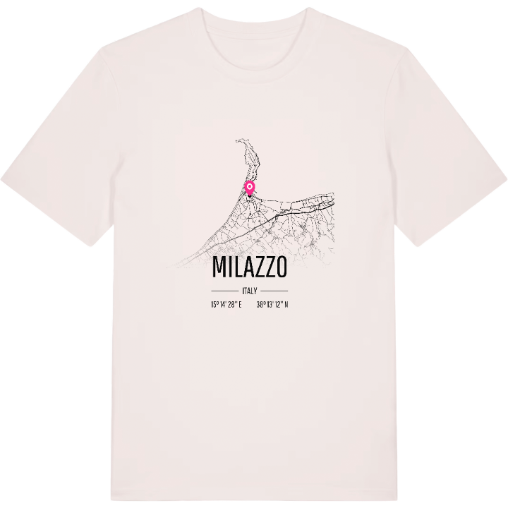 Milazzo kort T-shirt – t-shirt fra PinShirt