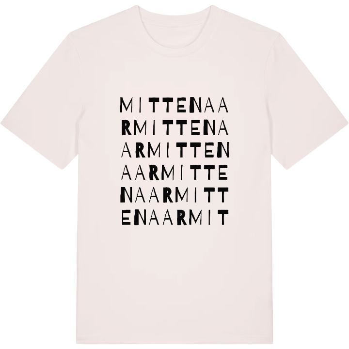 Mittenaar ordleg T-shirt – t-shirt fra PinShirt