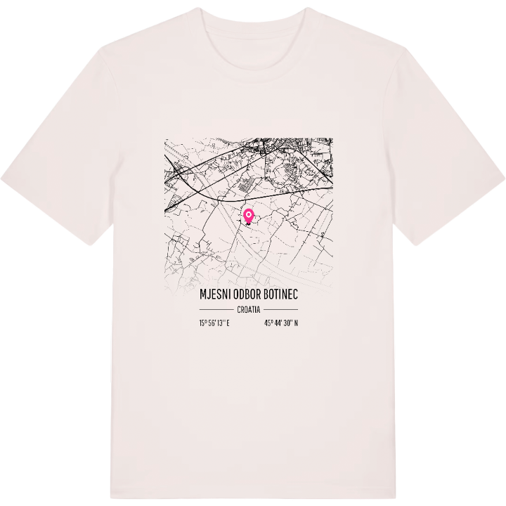 Mjesni odbor Botinec kort t-shirt – t-shirt fra PinShirt