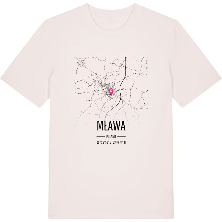 Mława kort T-shirt – t-shirt fra PinShirt