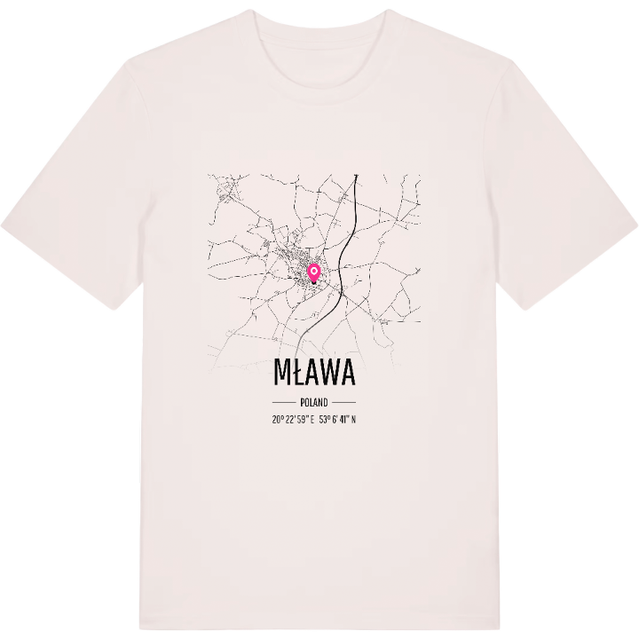 Mława kort T-shirt – t-shirt fra PinShirt