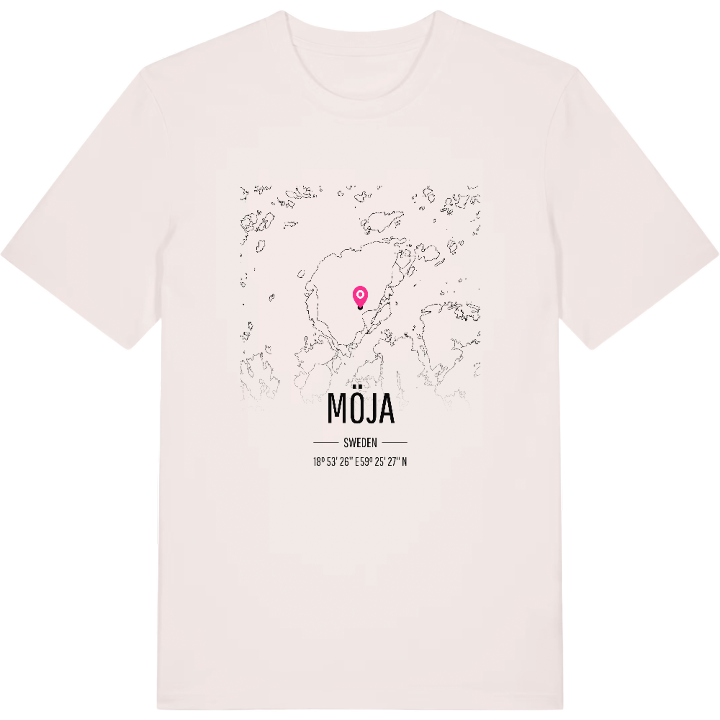 Möja kort T-shirt – t-shirt fra PinShirt