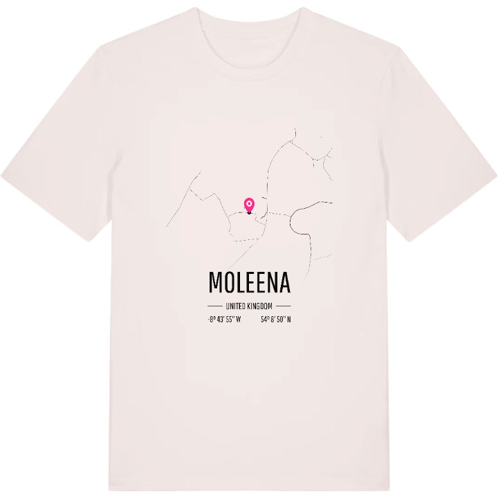 Moleena kort T-shirt – t-shirt fra PinShirt