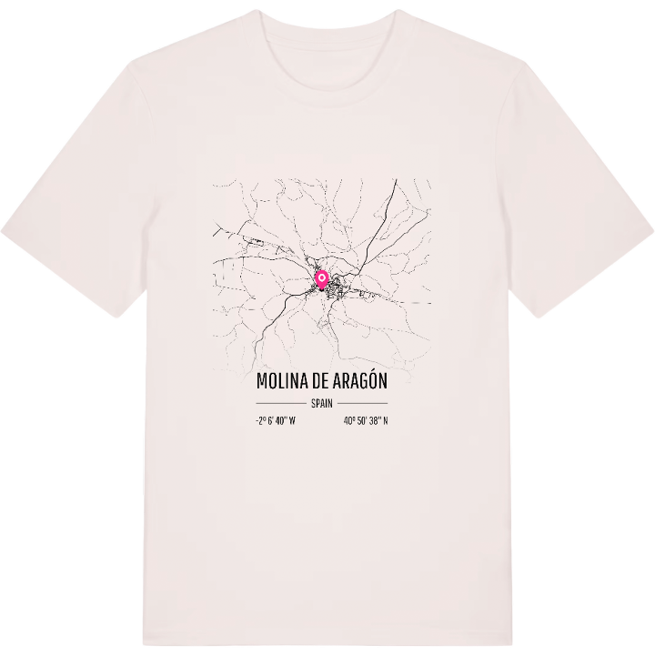 Molina de Aragón kort t-shirt – t-shirt fra PinShirt