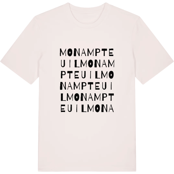 Monampteuil ordleg T-shirt – t-shirt fra PinShirt