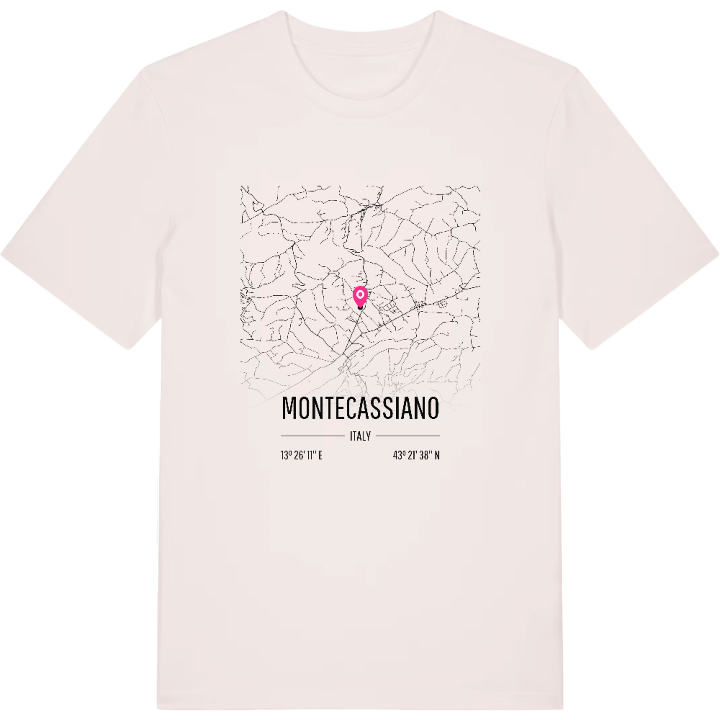 Montecassiano kort T-shirt – t-shirt fra PinShirt