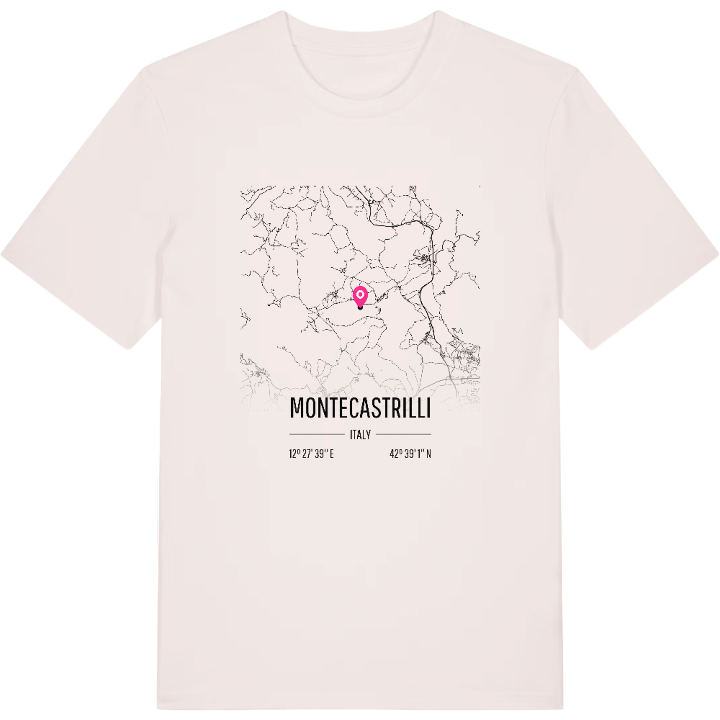 Montecastrilli kort T-shirt – t-shirt fra PinShirt