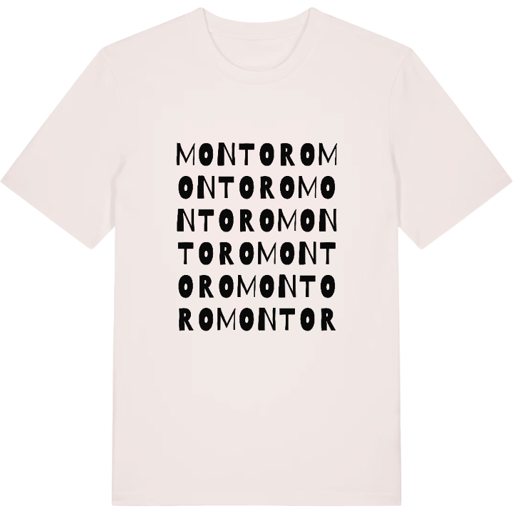 Montoro ordleg T-shirt – t-shirt fra PinShirt