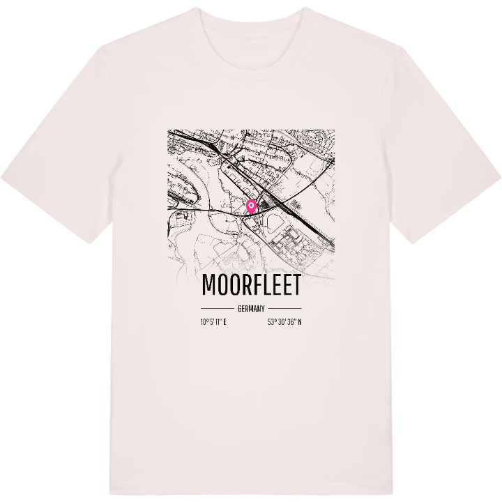 Moorfleet kort T-shirt – t-shirt fra PinShirt