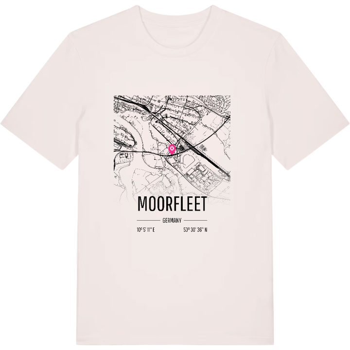 Moorfleet kort T-shirt – t-shirt fra PinShirt